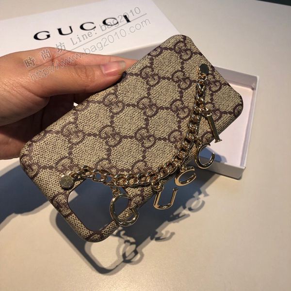Gucci手機殼 Gucci手機套 官網1:1同步 網紅同款鏈條手機殼 蘋果手機套  mmk1018